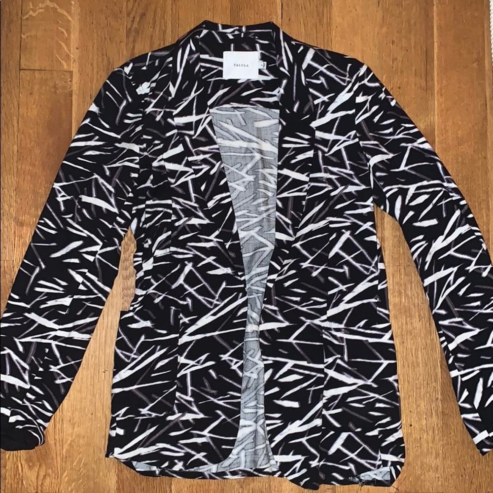 Pattered blazer from aritzia